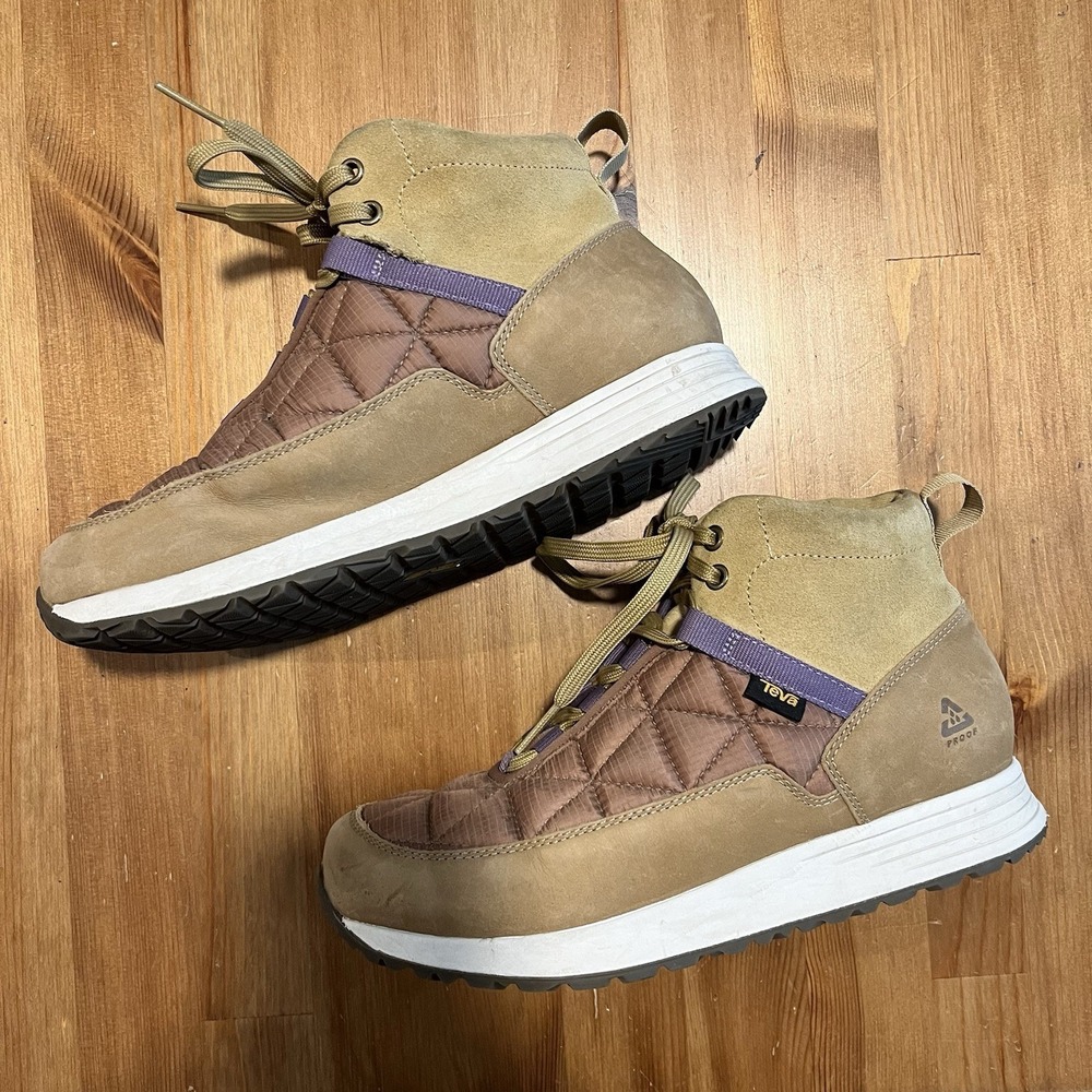 TEVA ReEMBER COMMUTE Women's Boots Size 9 Curry/ Carob Brown Small Flaw